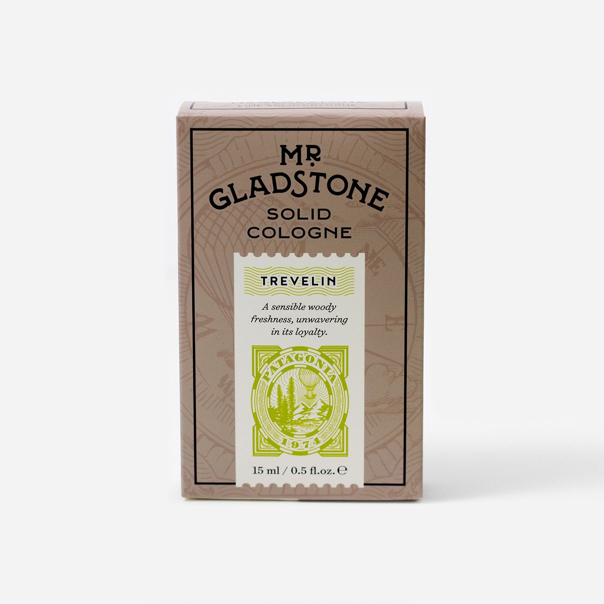 Mr. Gladstone Trevelin Solid Cologne - Fine Fragrance Reminiscent of 1974 Patagonia (1 Unit) by Mr. Gladstone - Solid Cologne