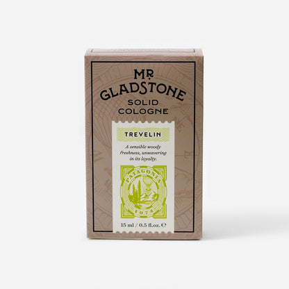 Mr. Gladstone Trevelin Solid Cologne - Fine Fragrance Reminiscent of 1974 Patagonia by Mr Gladstone - Solid Cologne