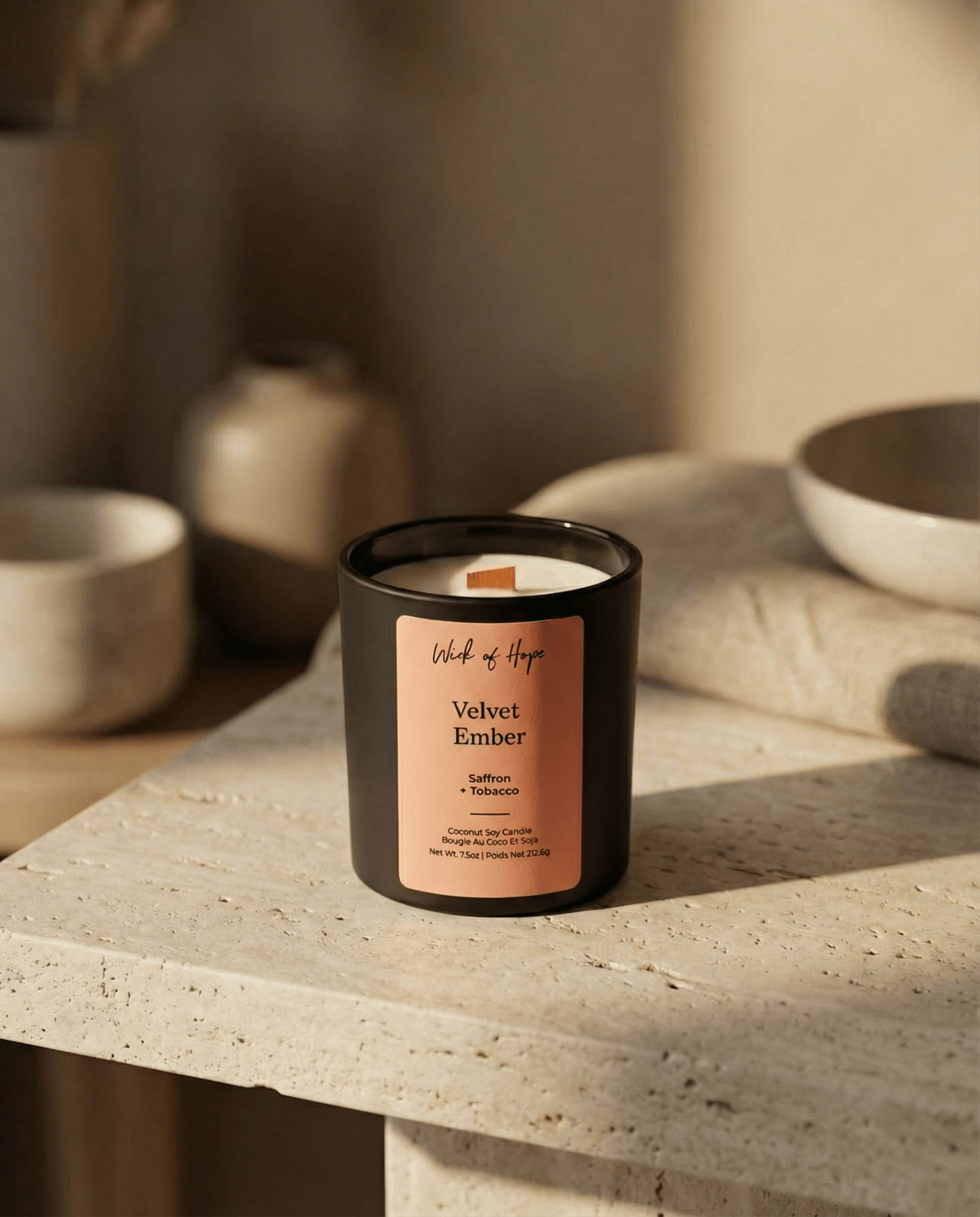 Velvet Ember Candle | Saffron + Tobacco - Image 6