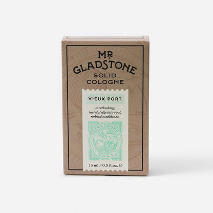 Mr. Gladstone Vieux Port Solid Cologne - Fine Fragrance Reminiscent of 1961 Saint-Tropez by Mr Gladstone - Solid Cologne