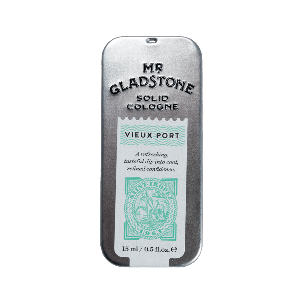 MRG-VIEU Mr. Gladstone Vieux Port Solid Cologne - Fine Fragrance Reminiscent of 1961 Saint-Tropez