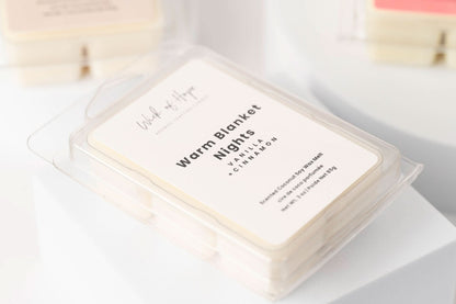 Warm Blanket Nights Wax Melt | Cinnamon + Vanilla by Wick of Hope - Wax Melt (View 2)