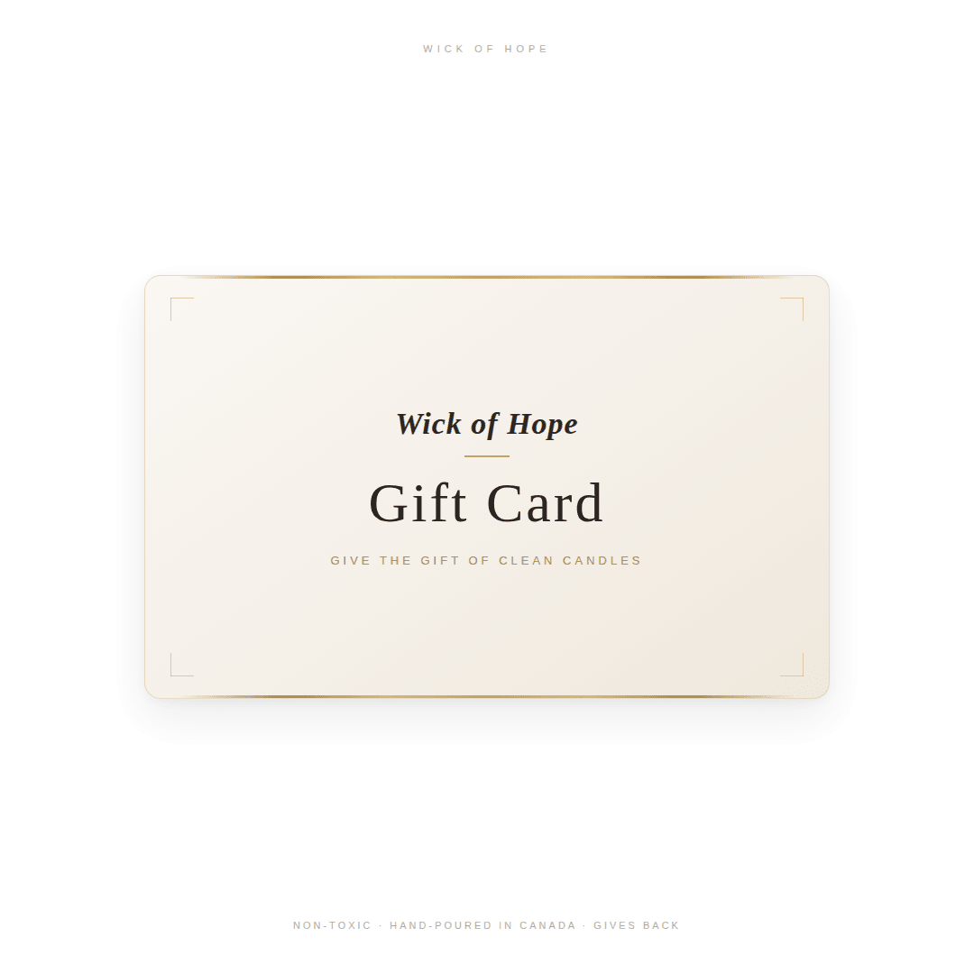 Wick of Hope Digital Gift Card – The Perfect Instant Gift - Eco-friendly - Sama Homes
