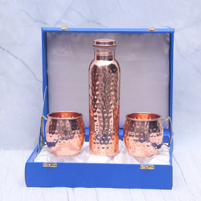 SAMA Homes - exclusive combo of copper bottle 2 moscow mule mug with royal gifting box