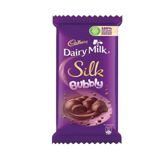 Swad Bharat - Cadbury Dairy Milk Silk Bubbly Indian Candy