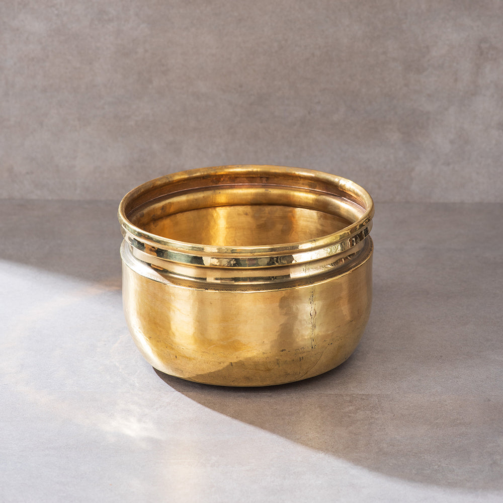 sama homes brass planters flower pot - Image 2