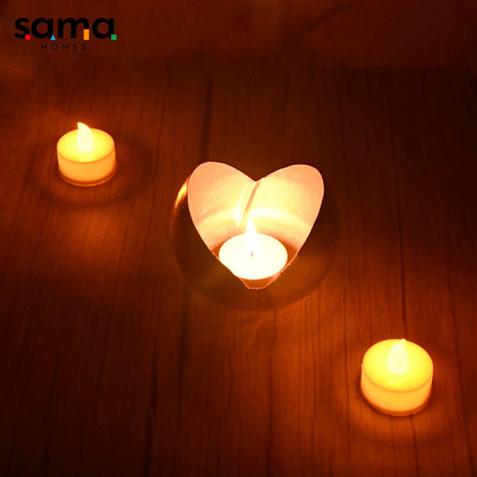SAMA Homes - exclusive floral shaped tea light candle holder