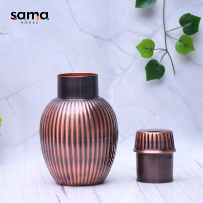 SAMA Homes - pure copper bedside apple jar line punch antique rope
