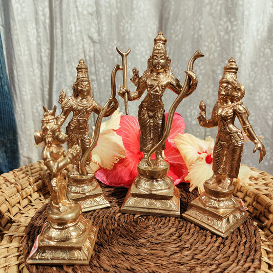 SAMA Homes - ramar set panchaloha idol 6 inches