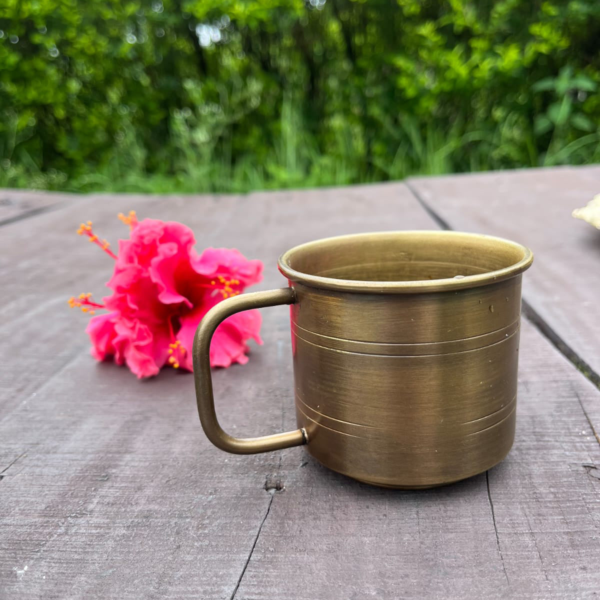 SAMA Homes - brass antique coffee mug