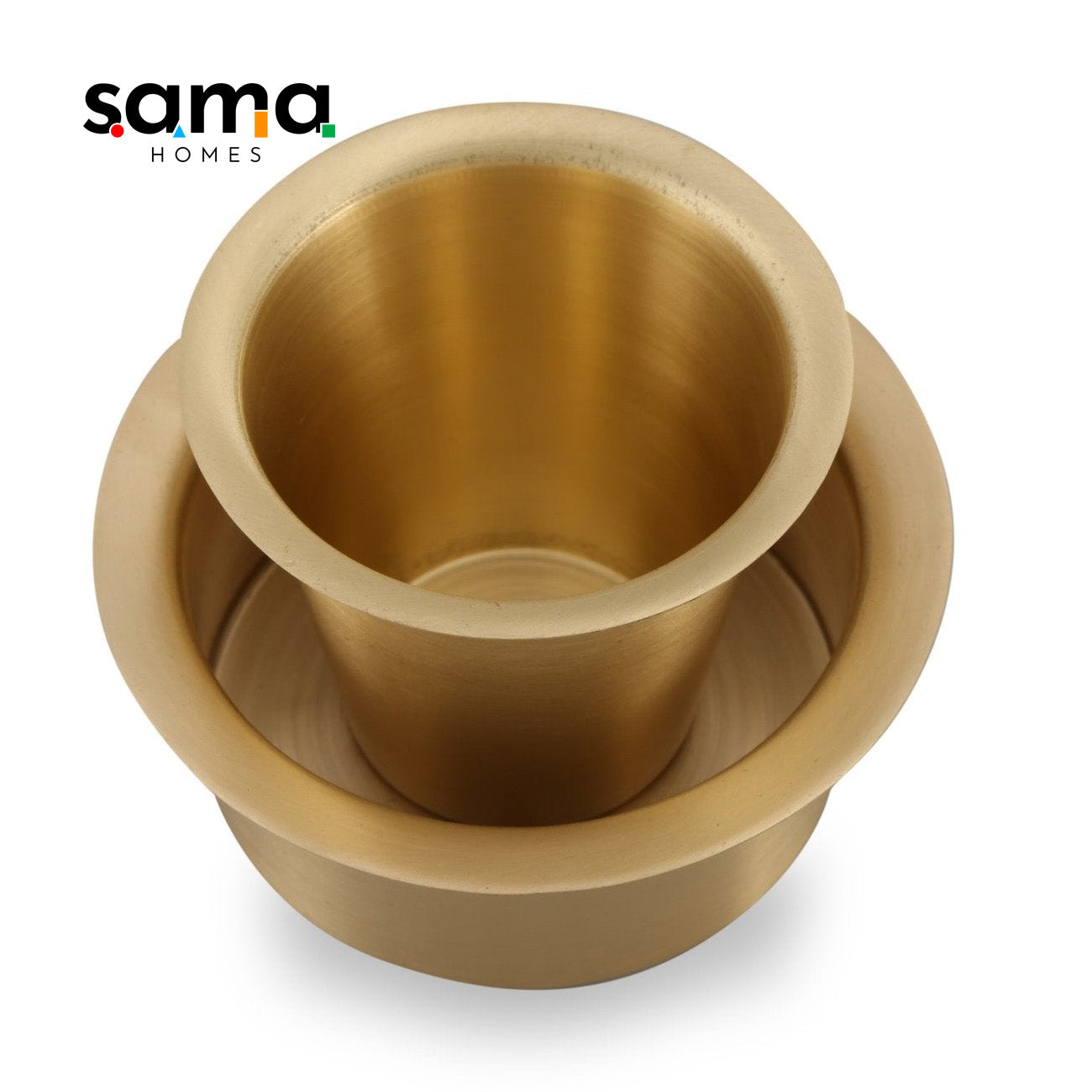 SAMA Homes - brass coffee dabra matte finish