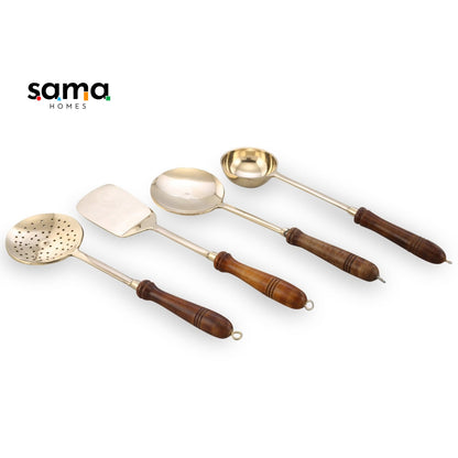 SAMA Homes - brass cooking cutlery