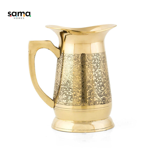 SAMA Homes - brass etched jug