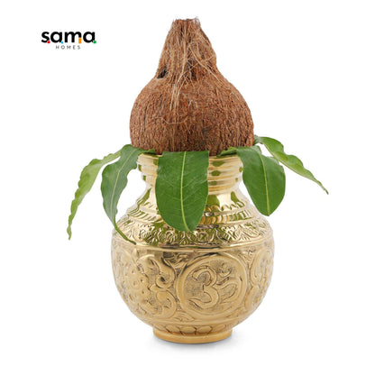 SAMA Homes - brass pooja pitcher kalash