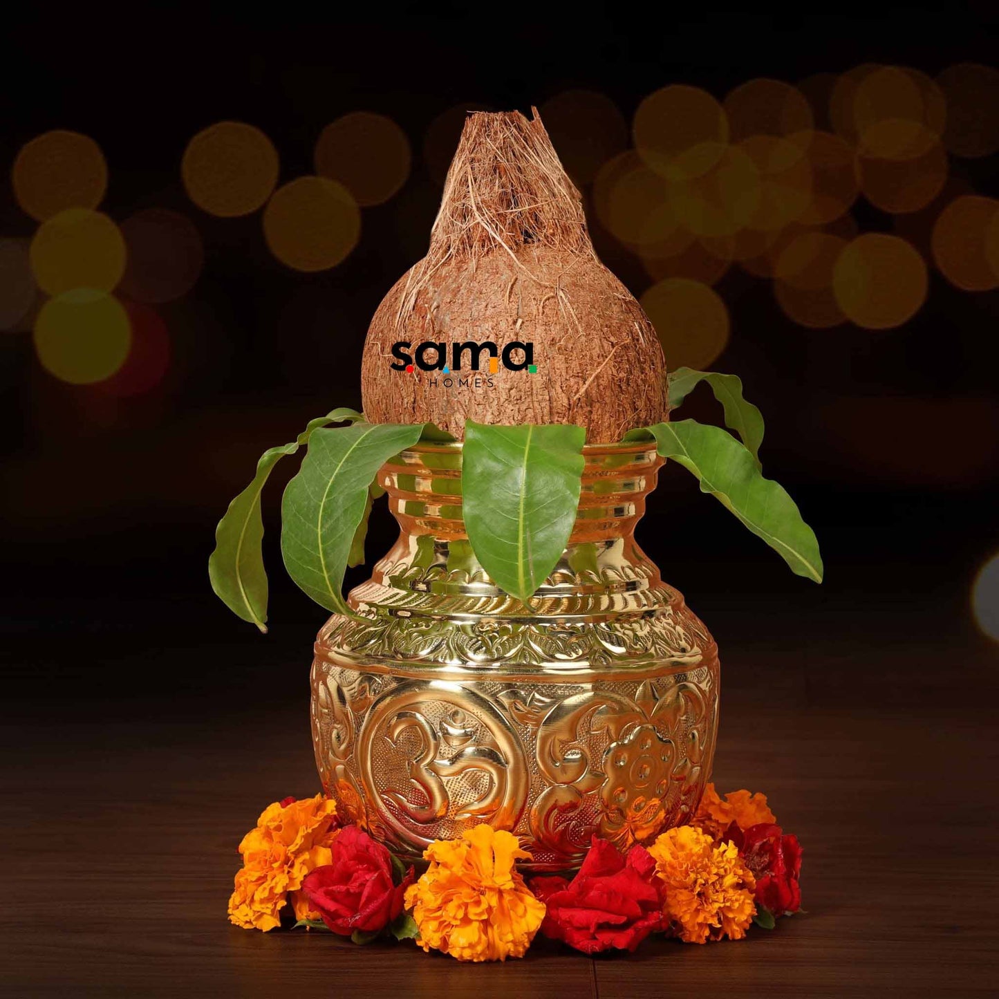 SAMA Homes - brass pooja pitcher kalash