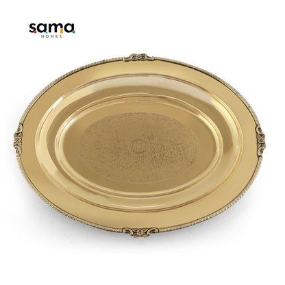 SAMA Homes - brass rice plate
