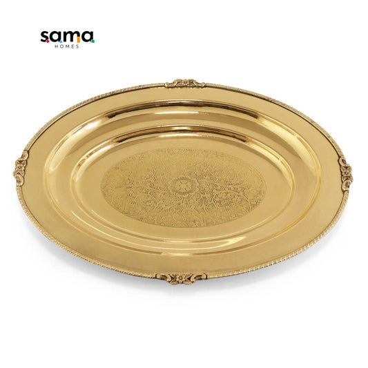 SAMA Homes - brass rice plate