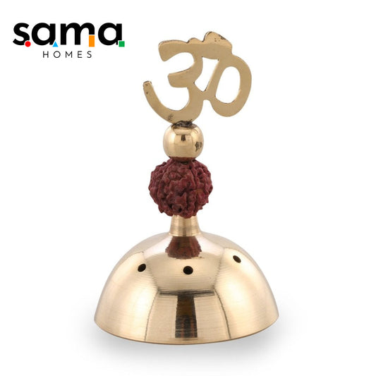 SAMA Homes - brass rudraksh incense holder