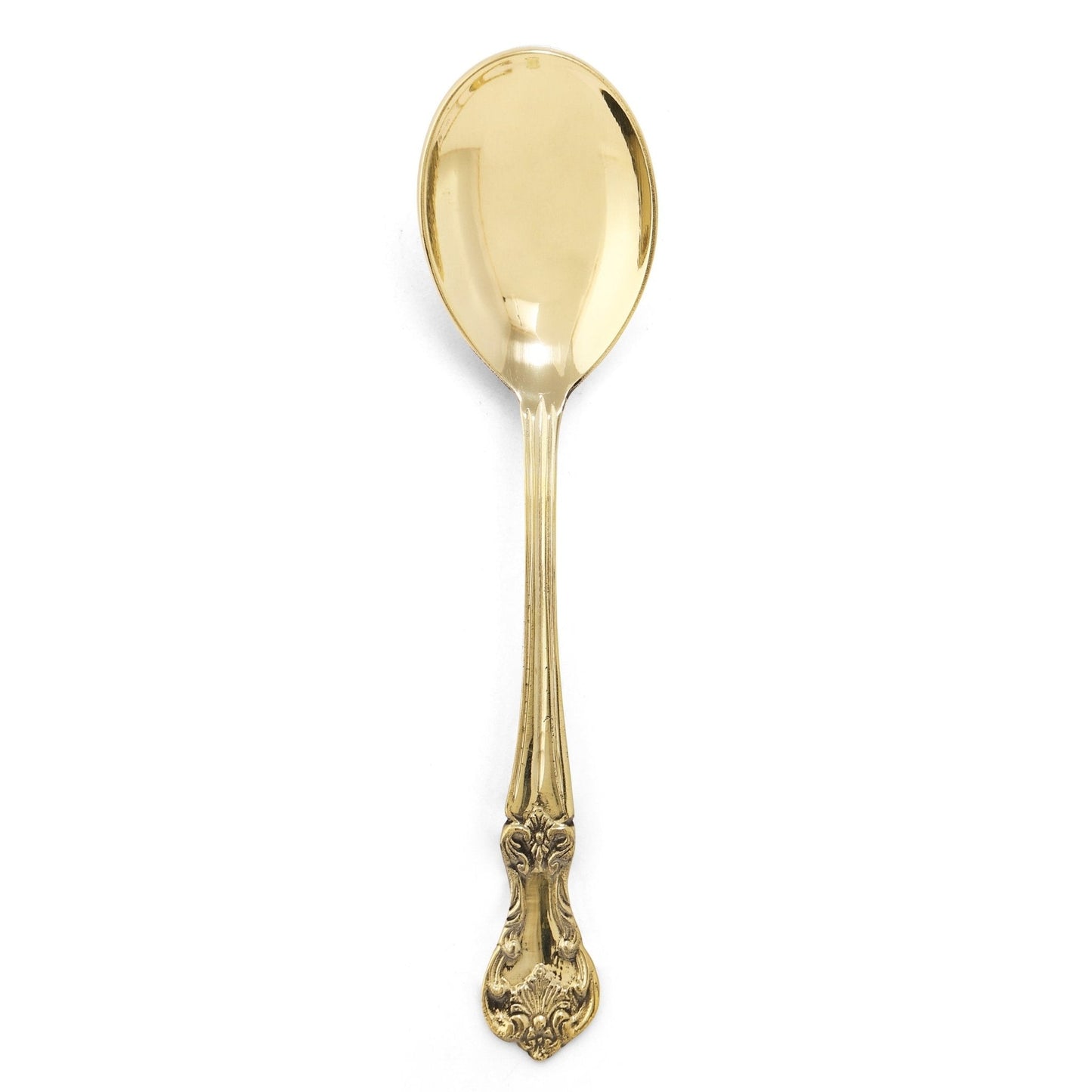SAMA Homes - brass serving spoon