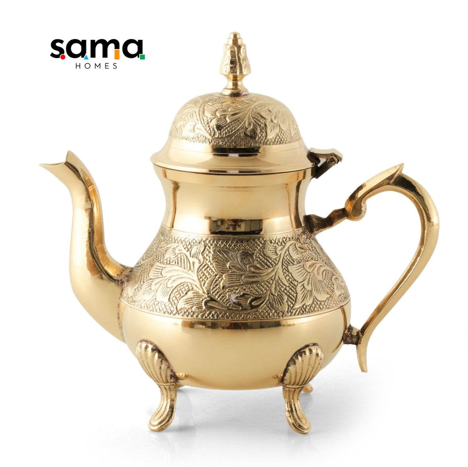 Brass Tea Coffee Kettle | Style Statement | Sustainability - Sama Homes