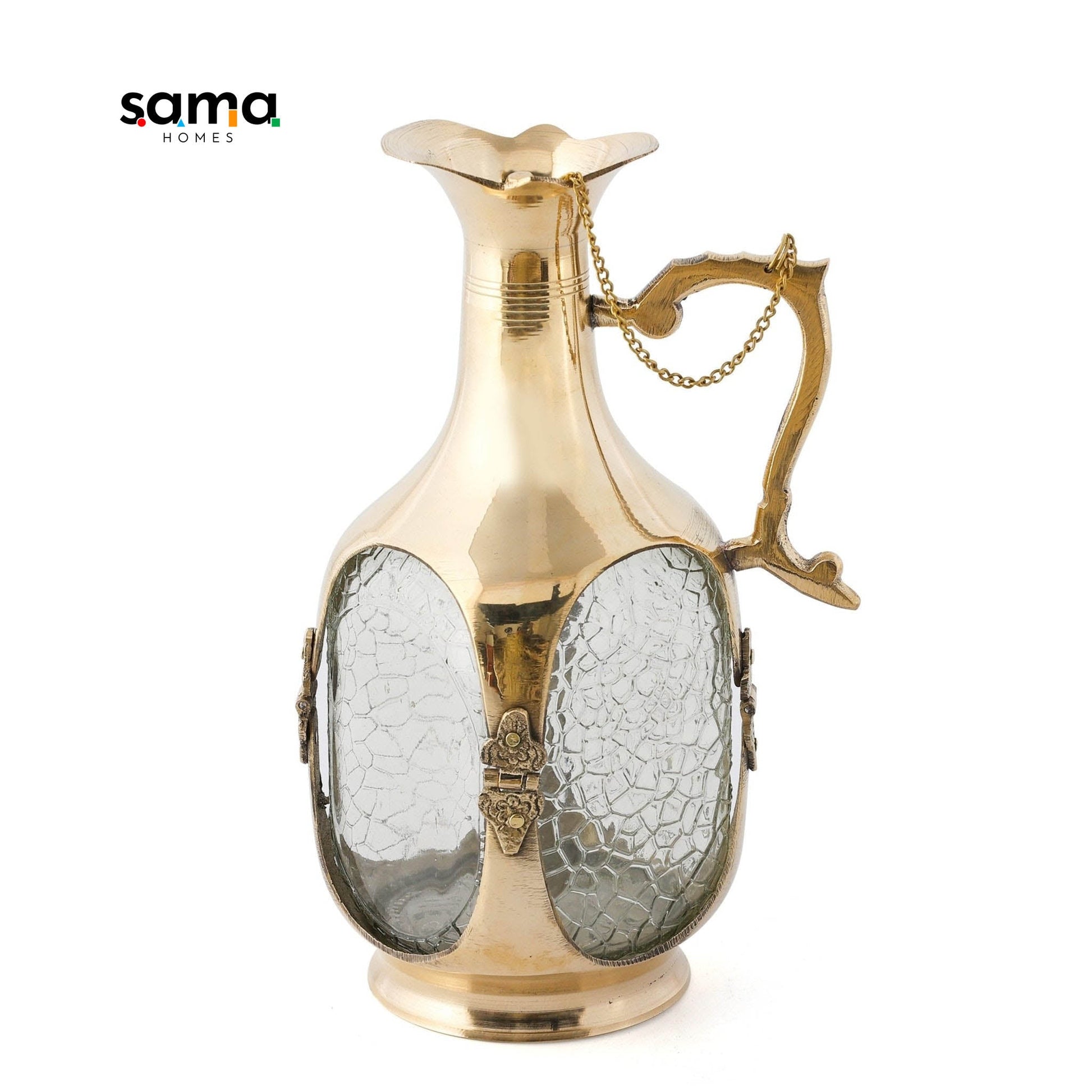 SAMA Homes - brass water glass jug