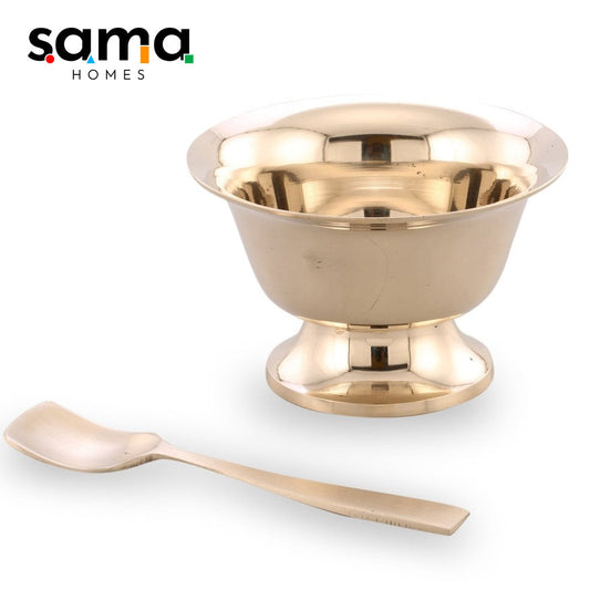 SAMA Homes - bronze kansa rasgulla bowl