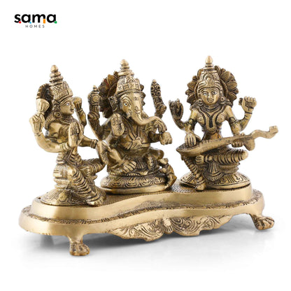 SAMA Homes - idol of ganesh lakshmi saraswati