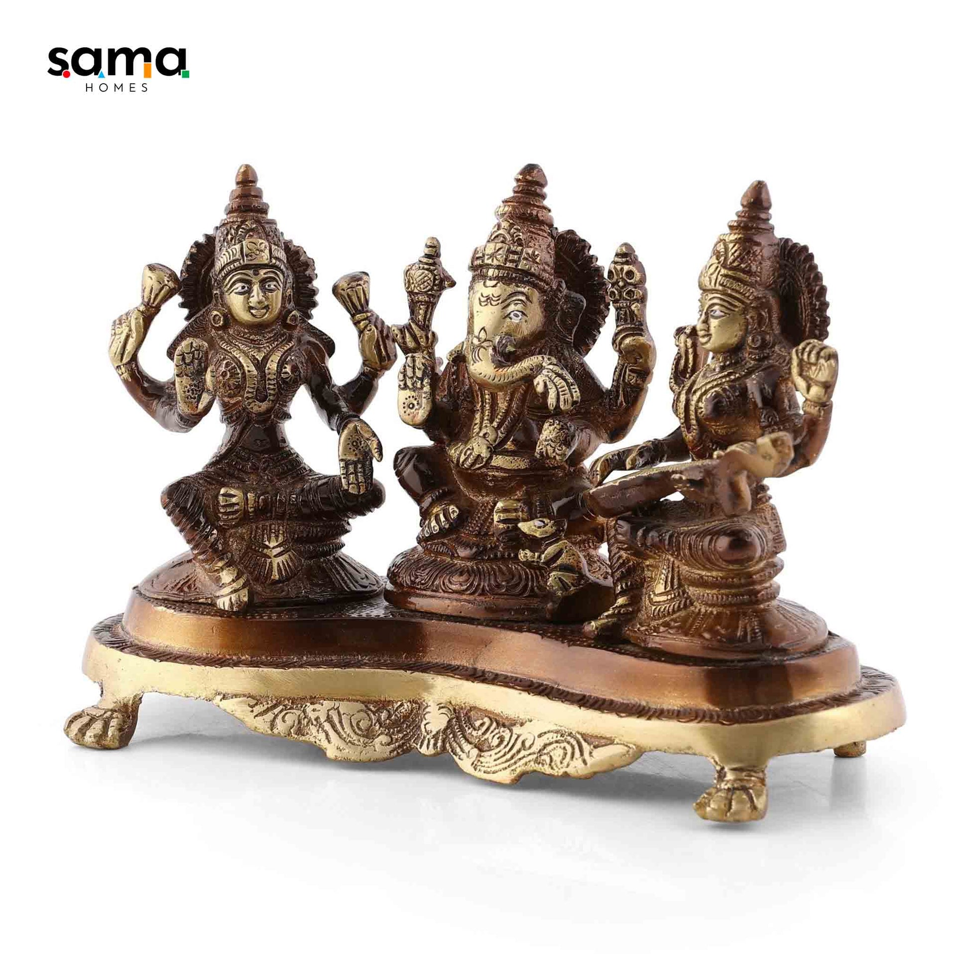 SAMA Homes - idol of ganesh lakshmi saraswati