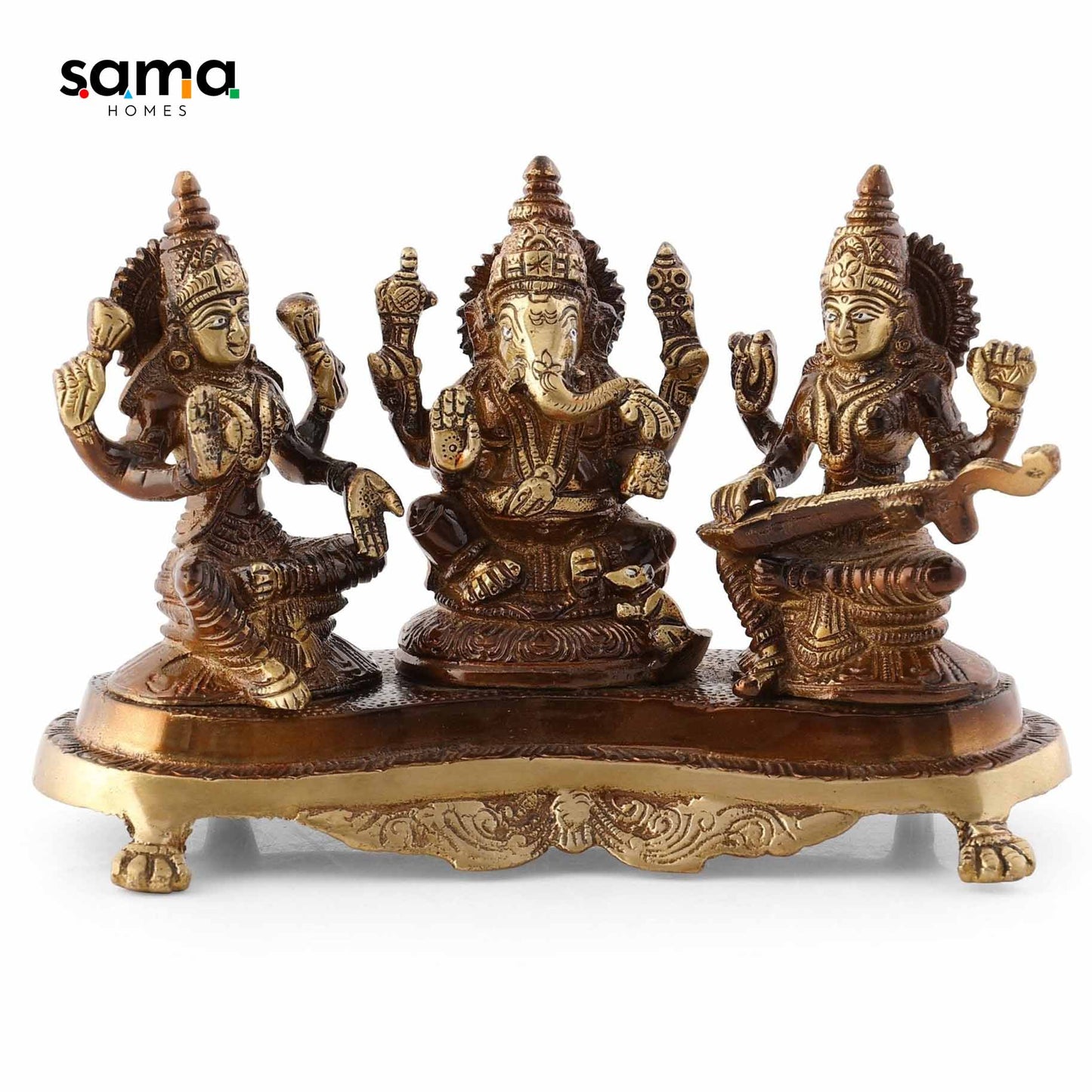 SAMA Homes - idol of ganesh lakshmi saraswati