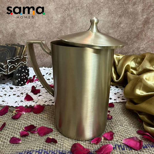 SAMA Homes - kansa bronze jug with matte finish