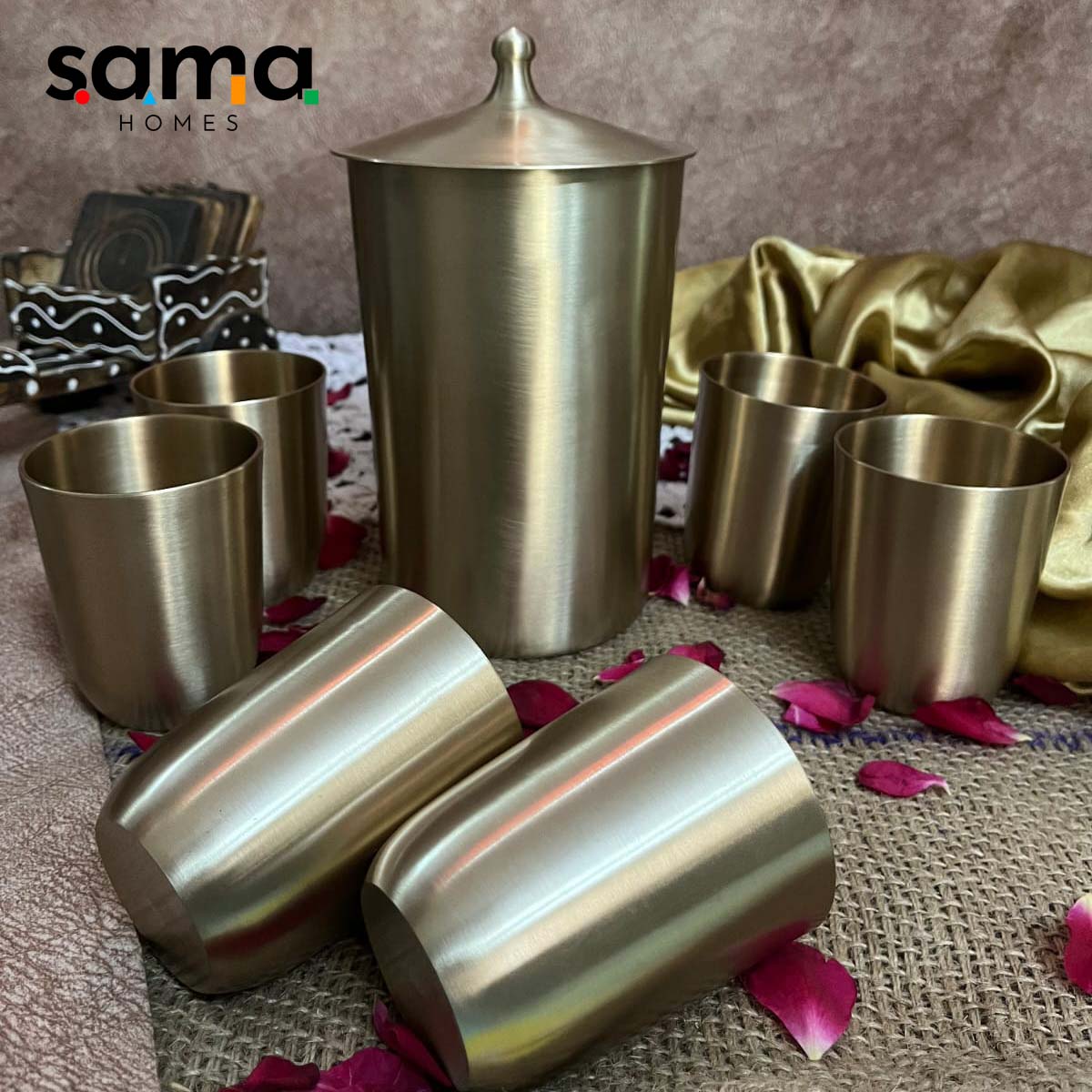 SAMA Homes - kansa bronze lemon set