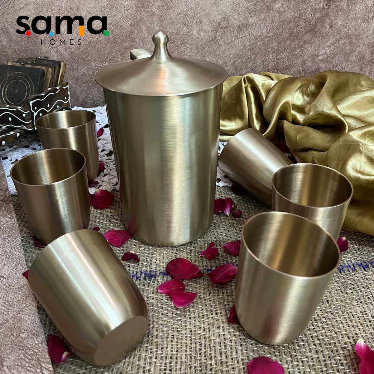 SAMA Homes - kansa bronze lemon set