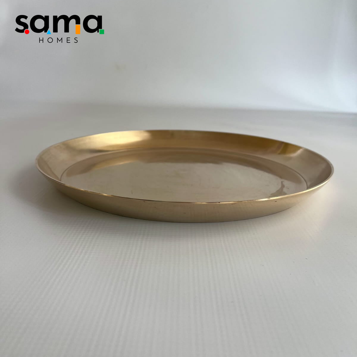 SAMA Homes - knasa bronze thaali matte finish glossy finish