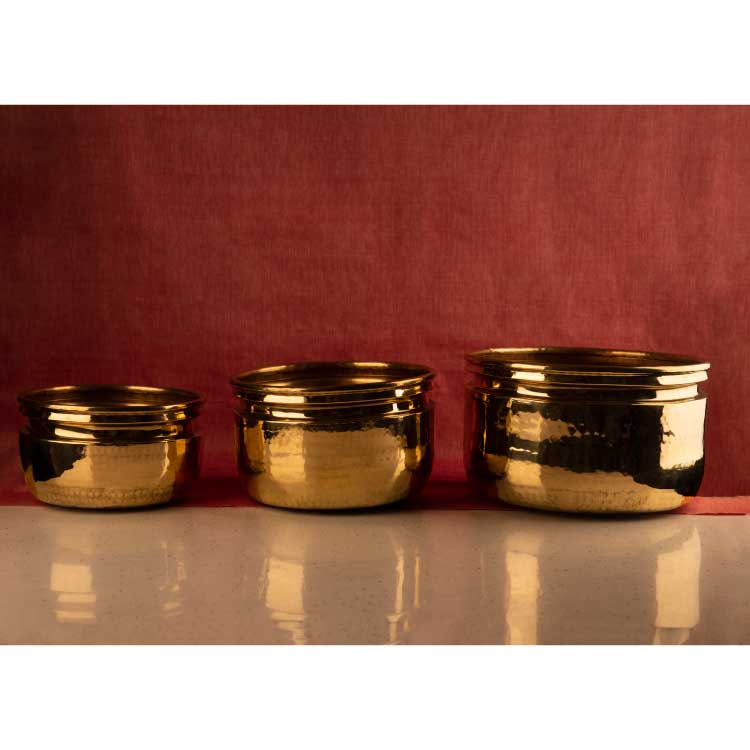 sama homes brass planters flower pot